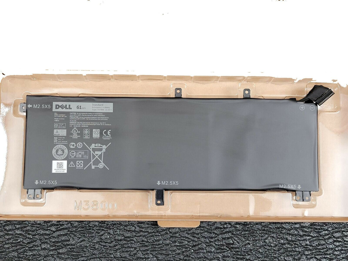 DELL TOTRM – TOTRM Genuine Original Laptop Notebook Battery