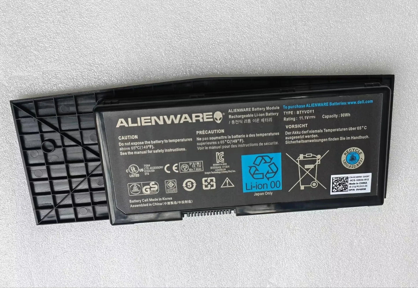 DELL BTYVOY1 - BTYVOY1 Genuine Original  Laptop Notebook Battery