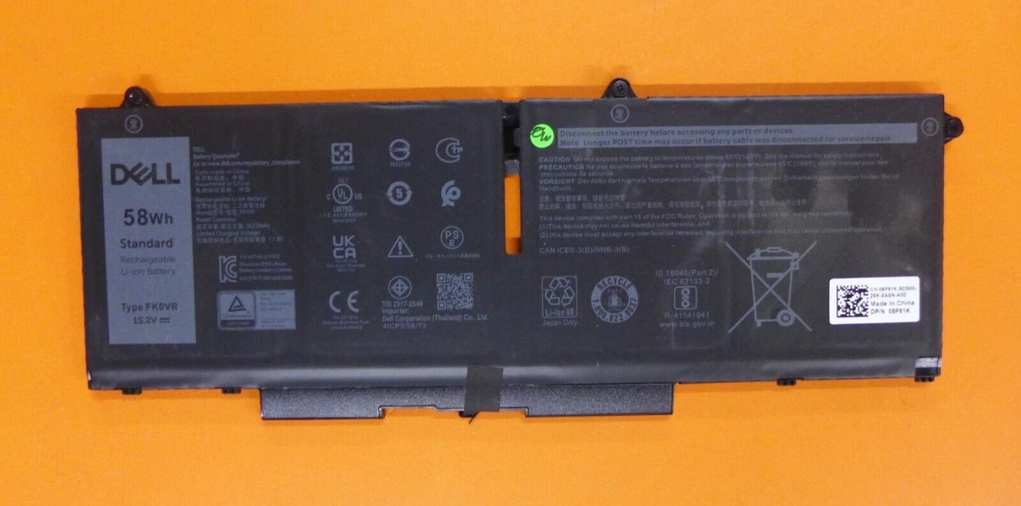 DELL FK0VR – FK0VR Genuine Original Laptop Notebook Battery