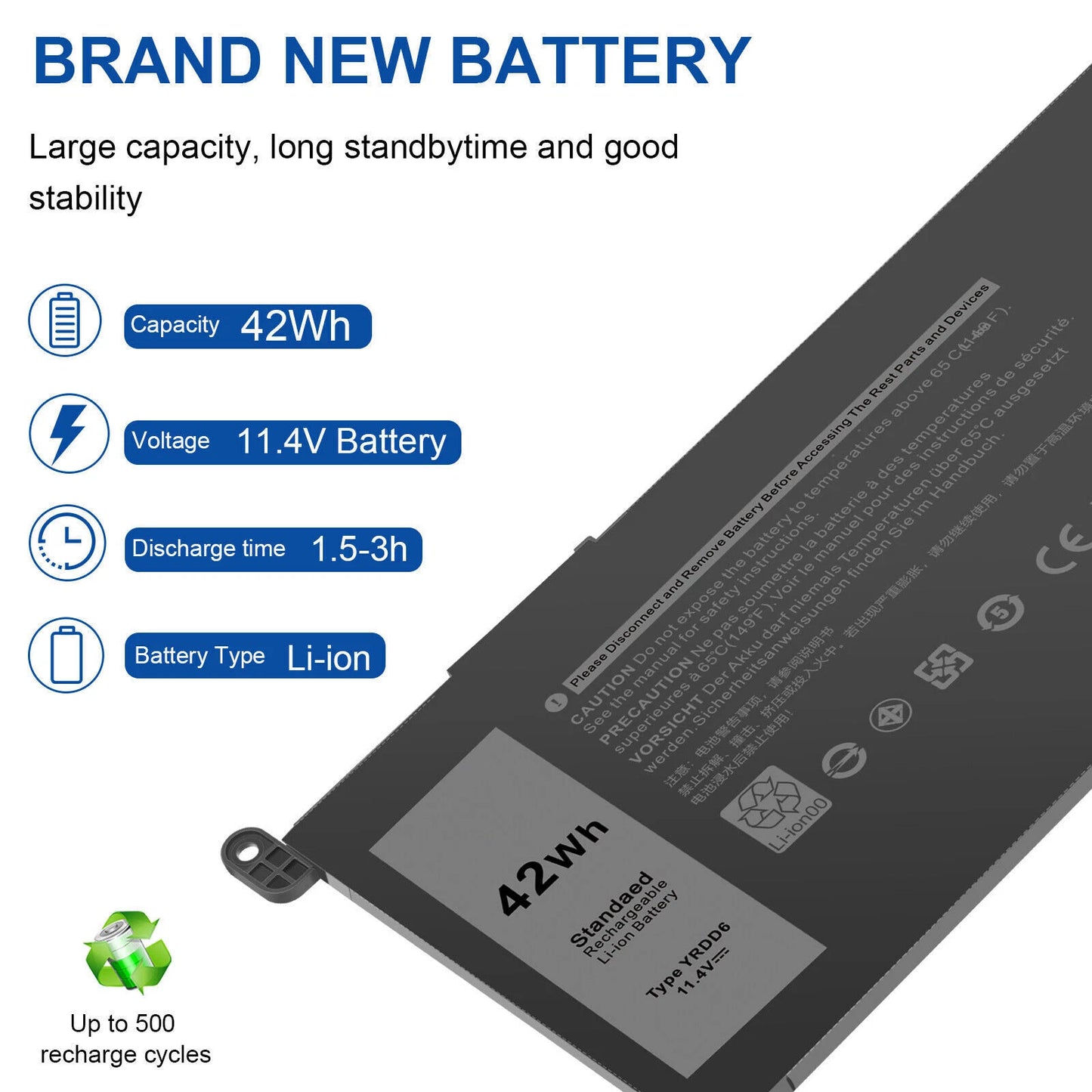 DELL 01VX1H - YRDD6 Genuine Original Laptop Notebook Battery