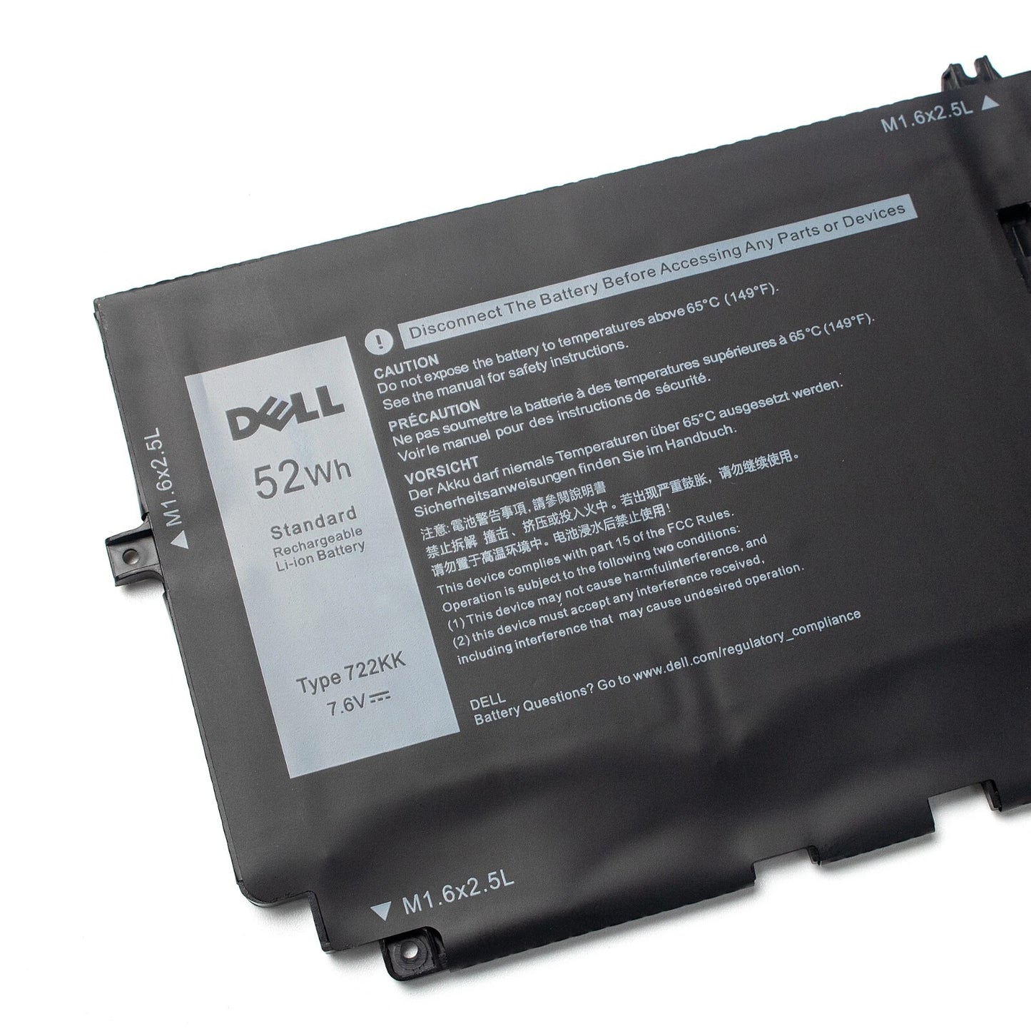 DELL 722KK - 722KK Genuine Original Laptop Notebook Battery