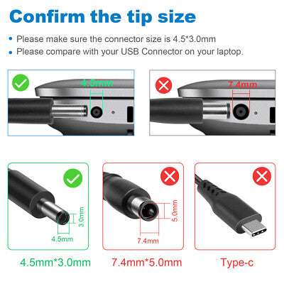 DELL LAPTOP CHARGER 130W 19.5V 6.7A GENUINE Original ( 4.5 MM )