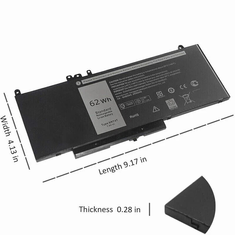 DELL 6MT4T - 6MT4T Genuine Original  Laptop Notebook Battery