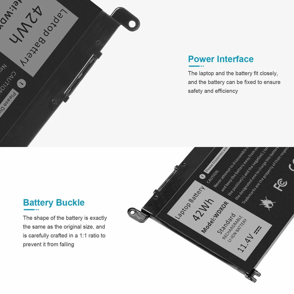 DELL 15MF-1508TT - WDXOR Genuine Original Laptop Notebook Battery