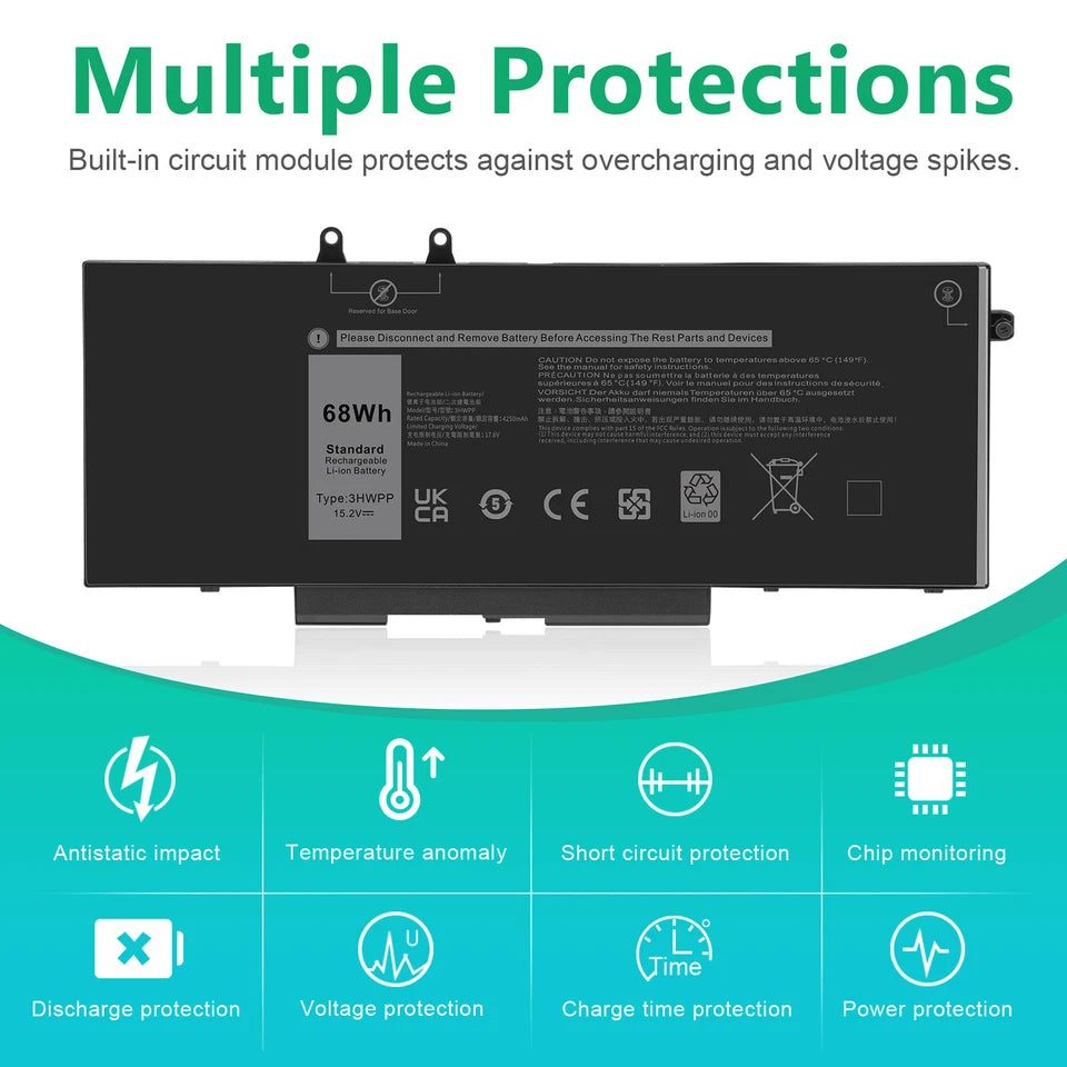 DELL 3HWPP - 3HWPP Genuine Original  Laptop Notebook Battery