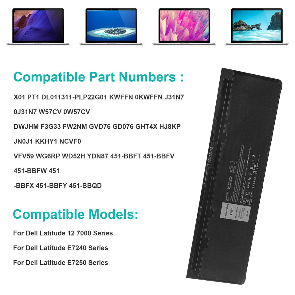 DELL WD52H  - WD52H  Genuine Original  Laptop Notebook Battery
