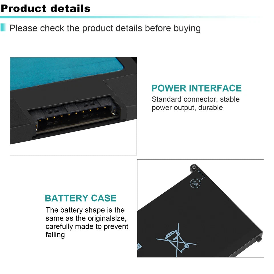 DELL MXV9V - MXV9V Genuine Original  Laptop Notebook Battery