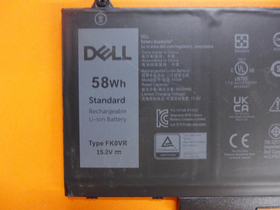 DELL FK0VR – FK0VR Genuine Original Laptop Notebook Battery