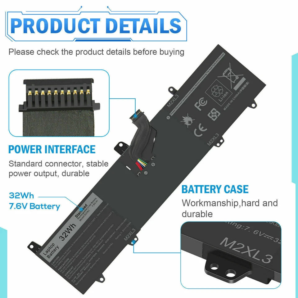 DELL 0JV6J - 0JV6J Genuine Original  Laptop Notebook Battery