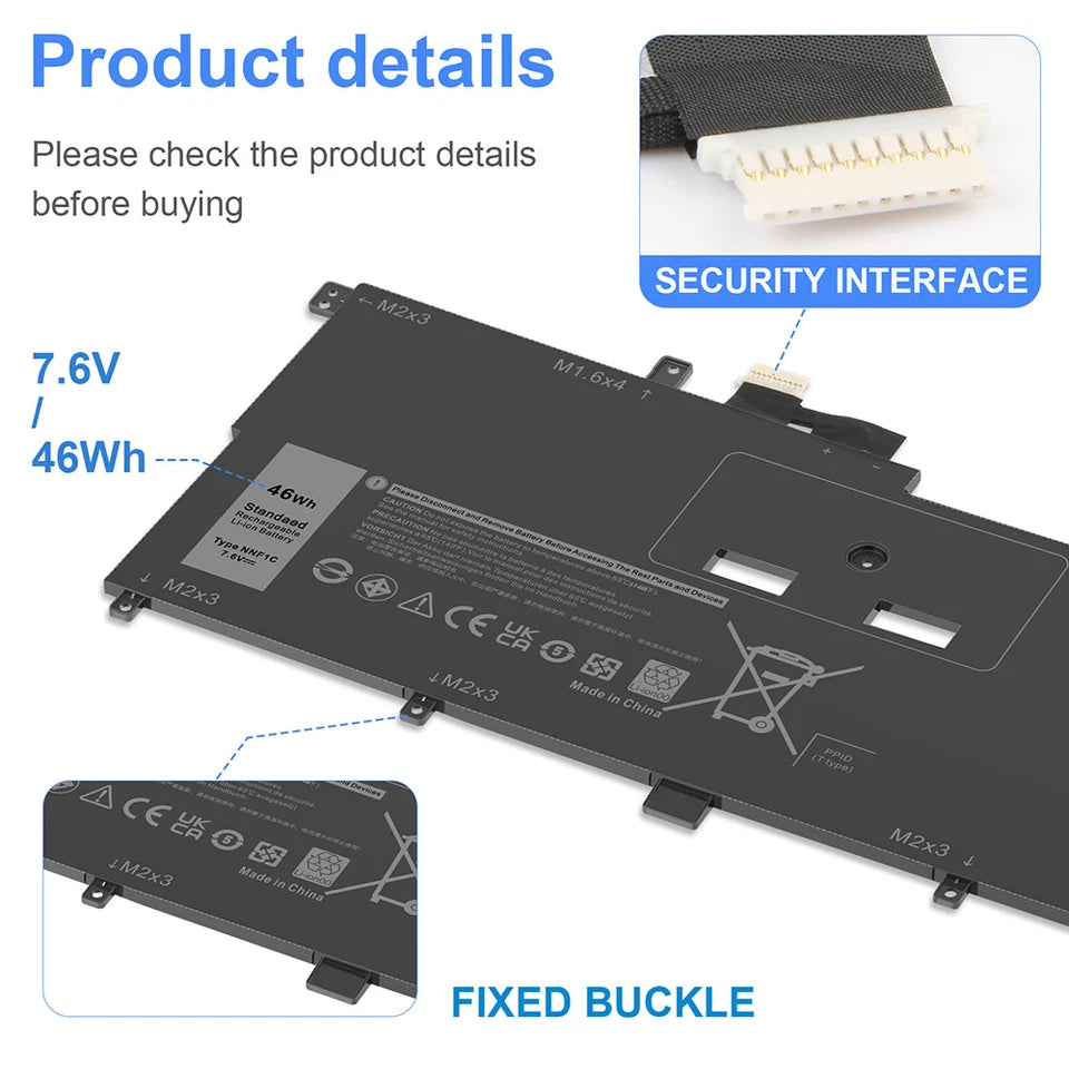 DELL HMPFH	NP0V3 - NNF1C Genuine Original  Laptop Notebook Battery