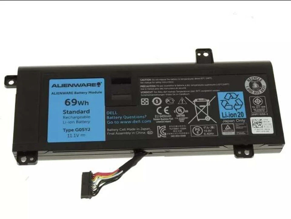 DELL G05YJ - G05YJ Genuine Original  Laptop Notebook Battery