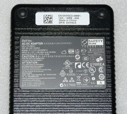 DELL LAPTOP CHARGER 330W 19.5V 16.9A GENUINE Original Adapter ( 7.4 MM )