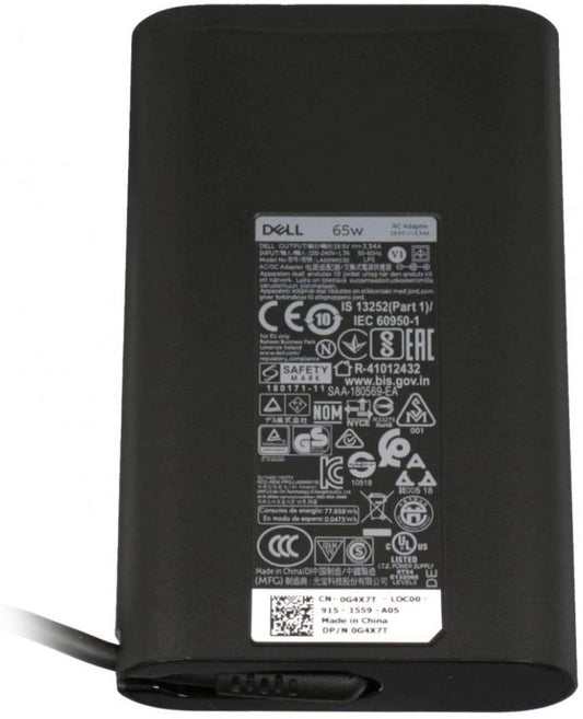 DELL LATITUDE 5400 LAPTOP CHARGER 65W 19.5V 3.34A GENUINE Original Adapter ( 7.4 MM )