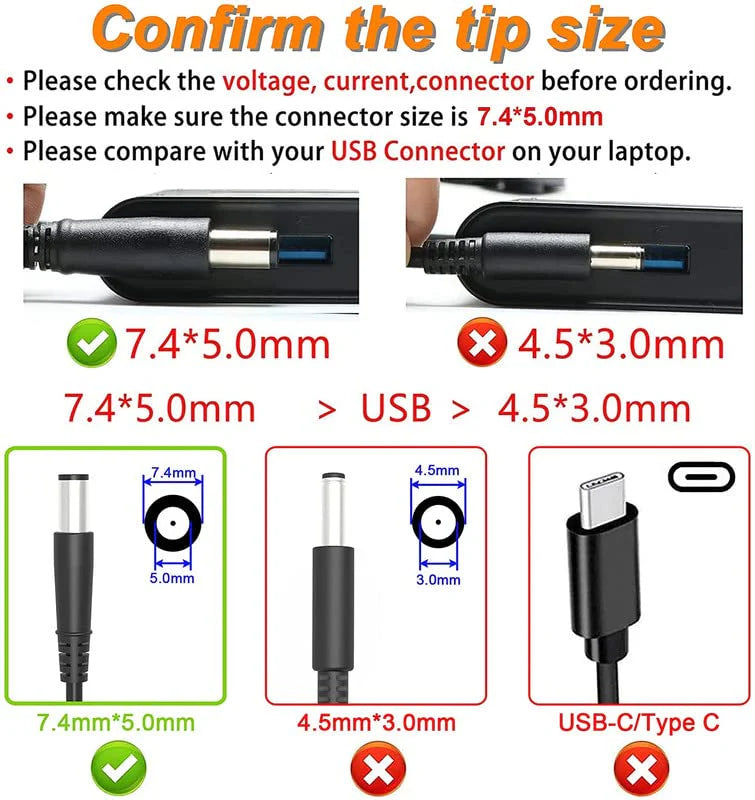 DELL LAPTOP CHARGER 330W 19.5V 16.9A GENUINE Original Adapter ( 7.4 MM )