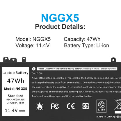 DELL  Latitude E5270 - NGGX5 Genuine Original  Laptop Notebook Battery)
