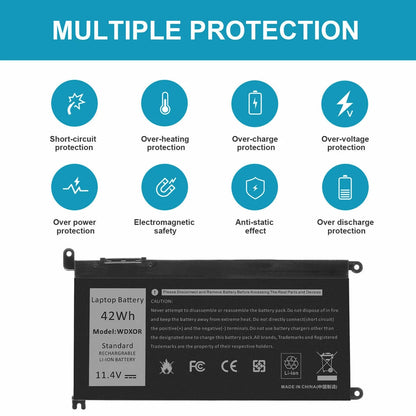 DELL 15MF-1508TT - WDXOR Genuine Original Laptop Notebook Battery