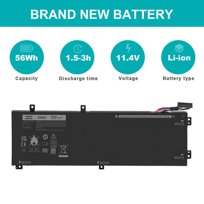DELL H5H20 - H5H20 Genuine Original  Laptop Notebook Battery
