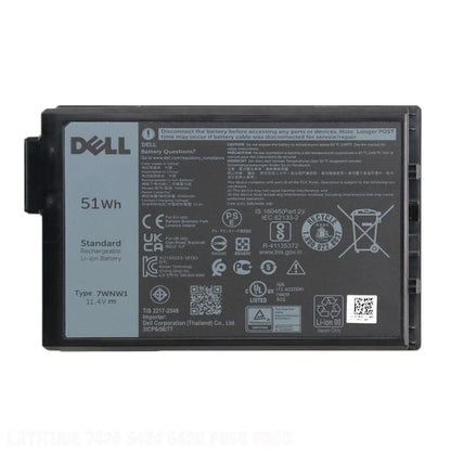 DELL 7WNW1 - 7WNW1 Genuine Original  Laptop Notebook Battery