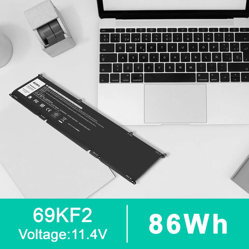 DELL 69KF2 - 69KF2 Genuine Original  Laptop Notebook Battery