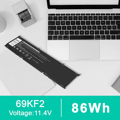DELL 69KF2 - 69KF2 Genuine Original  Laptop Notebook Battery