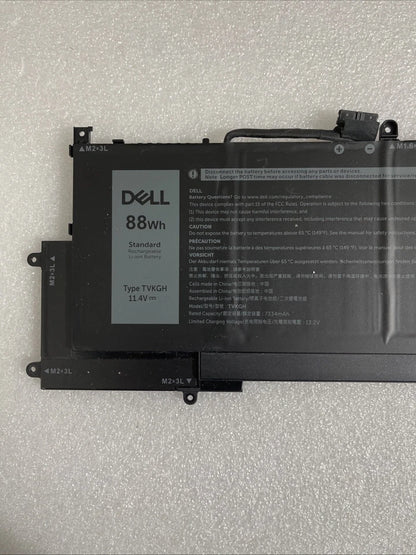 DELL TVKGH - TVKGH Genuine Original  Laptop Notebook Battery