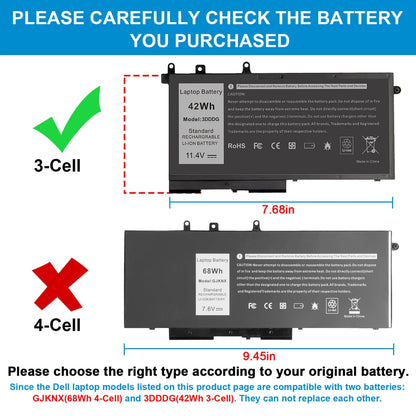 DELL 049XH	83XPC P60F001 P27S001 P84F	FPT1C DJWGP 0DJWGP - 3DDDG Genuine Original  Laptop Notebook Battery