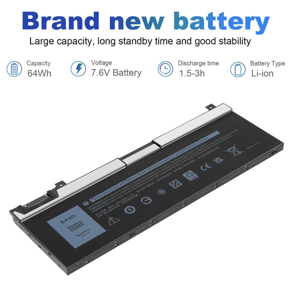 DELL 5TF10 – 5TF10 Genuine Original Laptop Notebook Battery