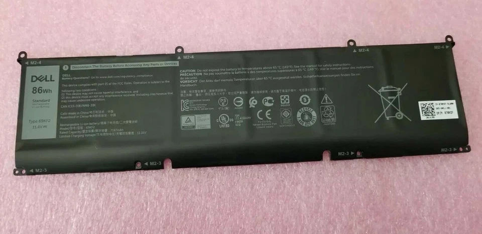 DELL 69KF2 - 69KF2 Genuine Original  Laptop Notebook Battery