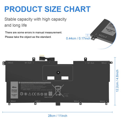 DELL HMPFH	NP0V3 - NNF1C Genuine Original  Laptop Notebook Battery