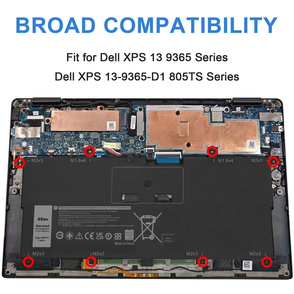 DELL HMPFH	NP0V3 - NNF1C Genuine Original  Laptop Notebook Battery