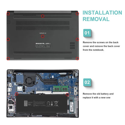 DELL 0DM3WC 2X39G DM3WC	KG7VF 0F3YGT MYJ96 V4940 H2V87 DWX9J- F3YGT Genuine Original  Laptop Notebook Battery