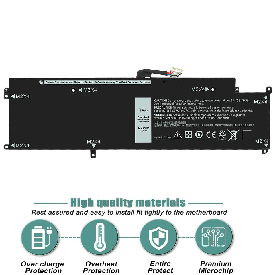 DELL XCNR3 - XCNR3 Genuine Original  Laptop Notebook Battery